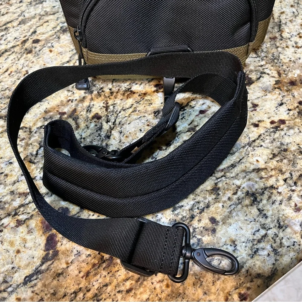 Canon Black and Brown Camera Bag